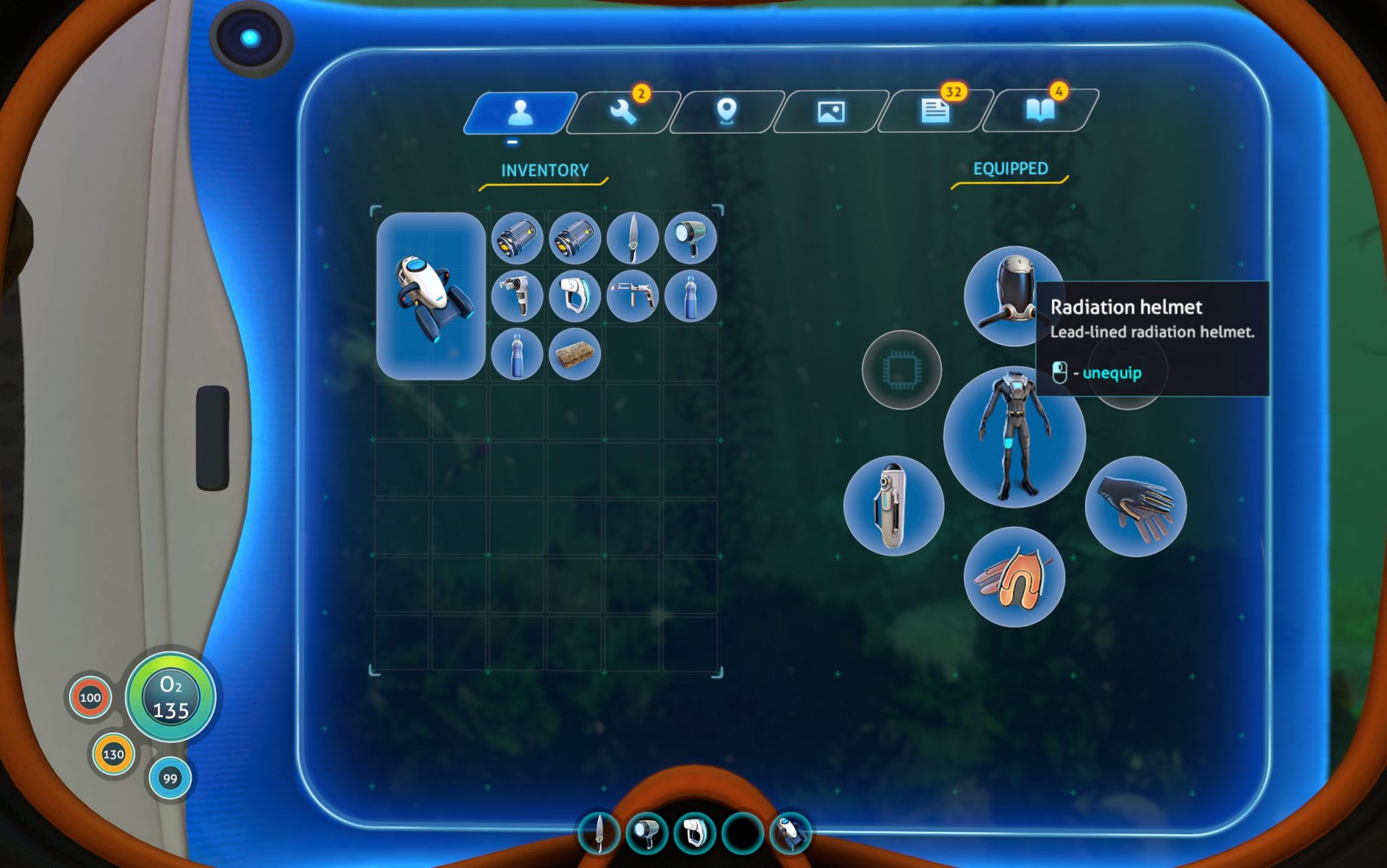 Subnautica How to Get the Repair Tool and Radiation Suit Craftable