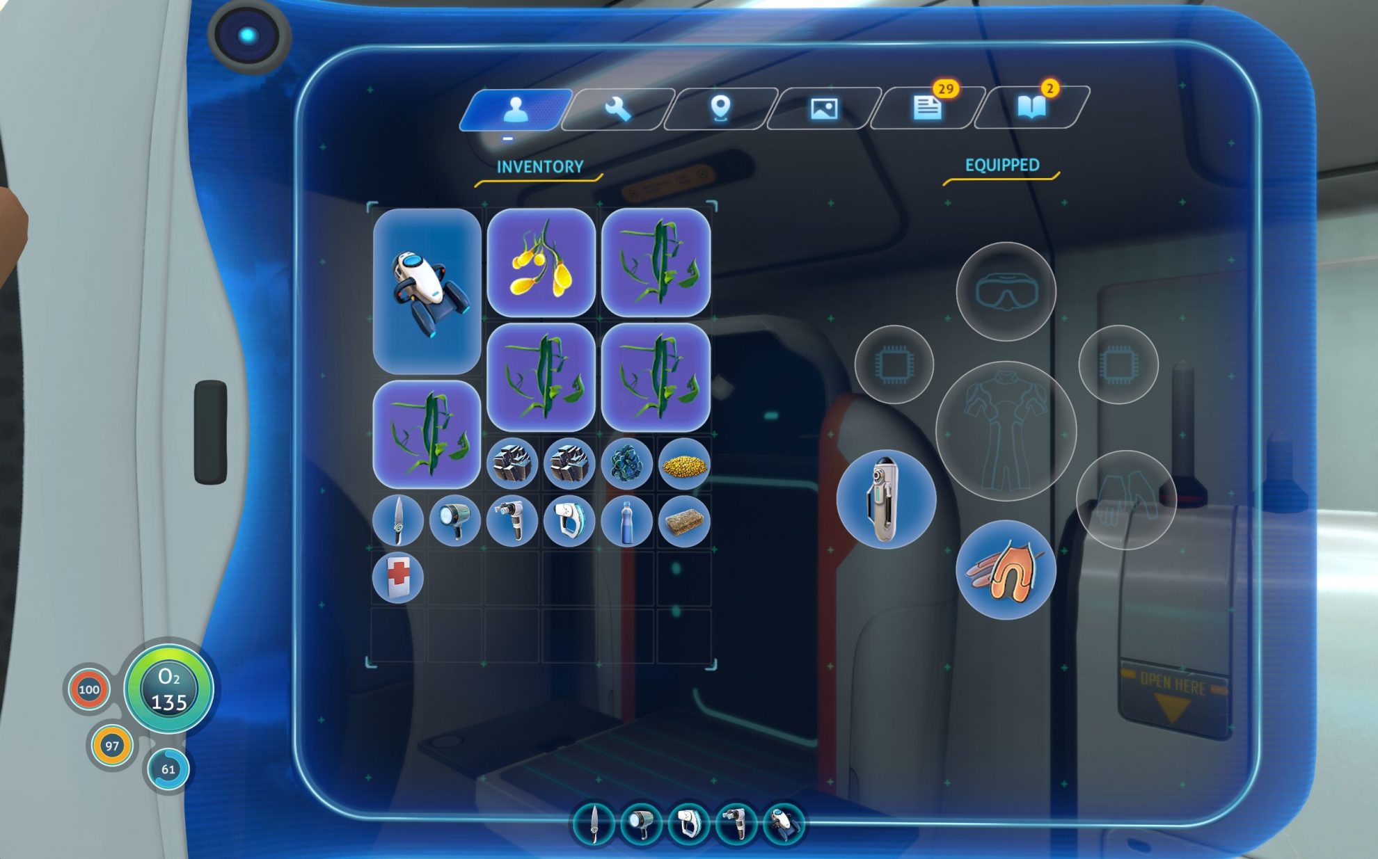 Subnautica How to Get the Repair Tool and Radiation Suit Craftable